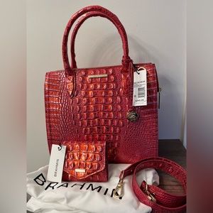 Brahmin Melbourne with wallet